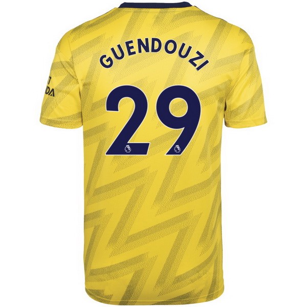 Camiseta Arsenal NO.29 Guendouzi 2ª 2019/20 Amarillo